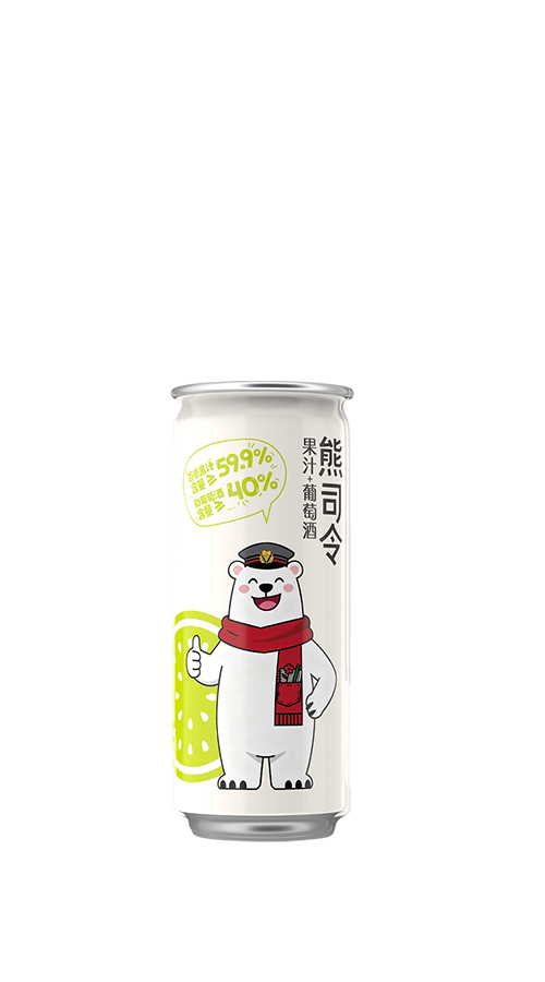 熊司令果汁葡萄酒（百香果味）